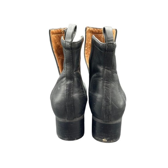 Jeffrey Campbell Oriley Bootie Women's 10 Black Leather Cutout Ankle Boot - Picture 4 of 8